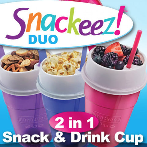 Snackeez ! Duo Reusable And EACH Recyclable