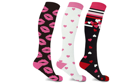 Valentines Compression Socks