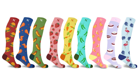 3-Pairs: XTF Expressive Maternity and Pregnancy Socks