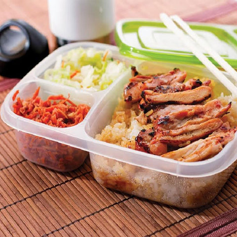 3-Piece Bento Box Lunch Containers with Lids