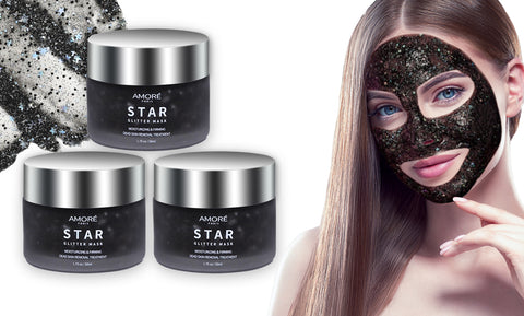 Deep Cleansing Black Gold Glitter Purifying Peel-Off Facial Masks