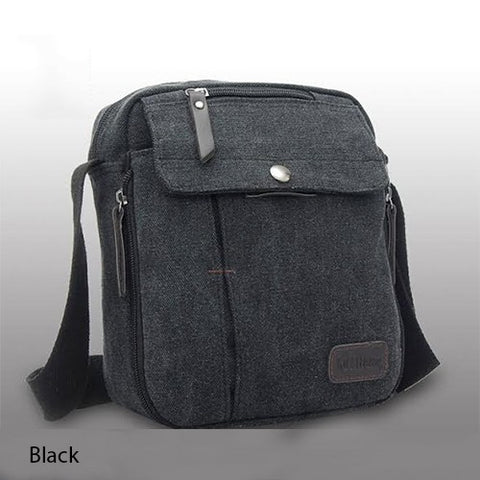 Multifunctional Canvas Sport Crossbody Shoulder Bag with Adjustable Shoulder Strap