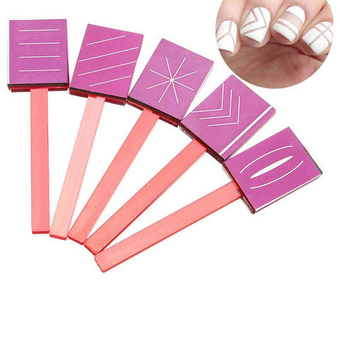 5-Piece 3D Magnetic Nail Art Magnetic Wand Set