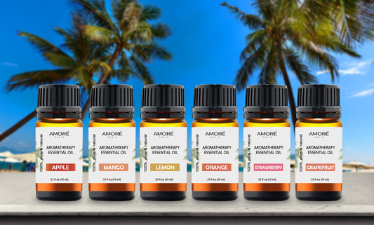Tropical Collection Therapeutic-Grade Aromatherapy Essential Oil Set (6-Piece)