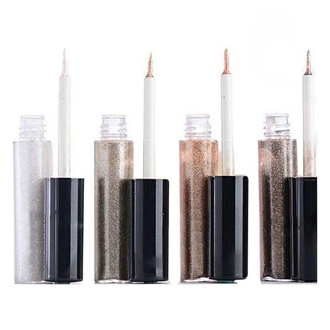 8-Pack: Waterproof Sparkling Glitter Liquid Eyeliner