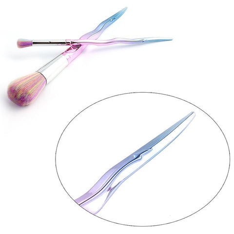 7-Pack: Iridescent Makeup Brushes