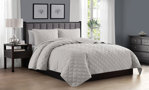 Oversized Dotted Quilted Coverlet Set (2- or 3-Piece)