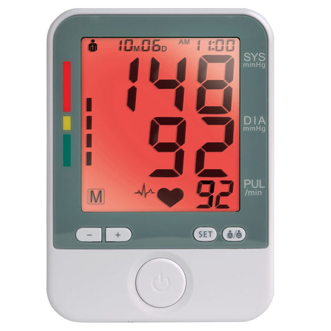 Large Display Arm Cuff Blood Pressure Monitor