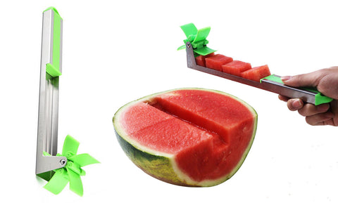 Mess-Free Windmill Watermelon Cutter and Cuber (1-Pack)