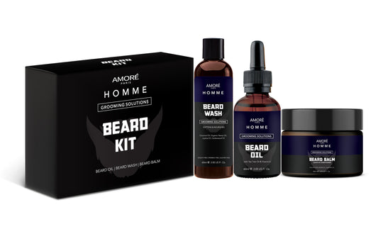 Ultimate Beard Wash, Conditioning, Care, Growth And Grooming Kit (3-Piece)