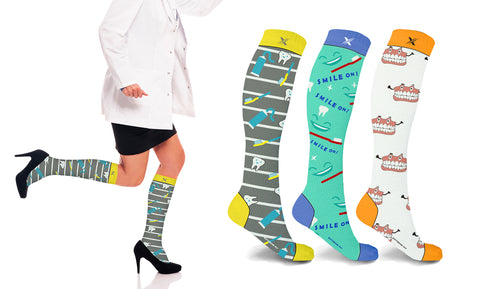 Pain-Relieving Socks for Dentists (3-Pairs)