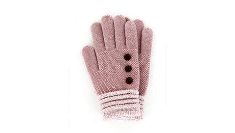Womens Warm Ultra Soft Cuffed Fleece Gloves