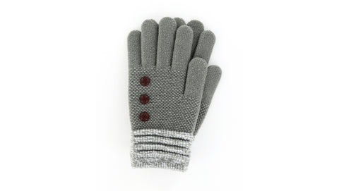 Womens Warm Ultra Soft Cuffed Fleece Gloves