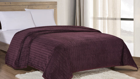 Luxury Home Oversized Soft Chevron Braided Blanket