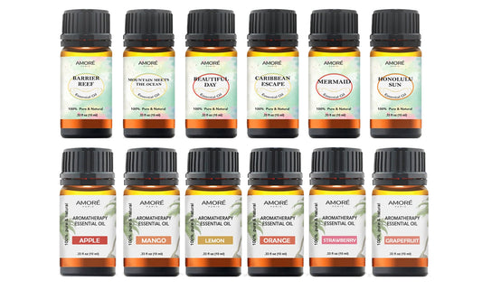 12-Pack: Pure Aromatherapy Therapeutic Grade Essential Oils Gift Set