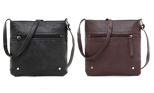 2-Pack: Trendy Unisex  Multifunctional Crossbody Messenger Bag