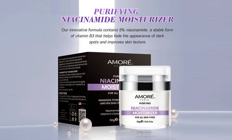 Anti-Wrinkle Niacinamide Purifying Facial Moisturizer and Serum Gift Set