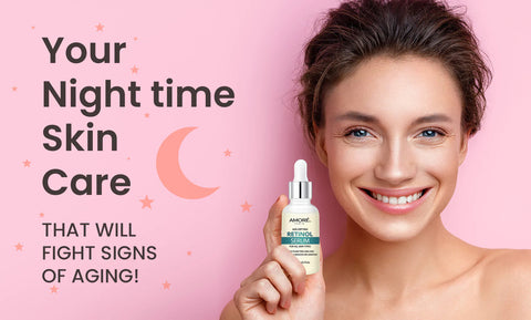 3-in-1 Anti-Aging Soothing Retinol Face Serum, Night Moisturizer and Eye Cream Gift Set