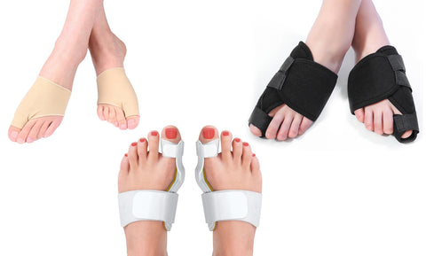 6-Pack: Adjustable Orthopedic  Bunion Corrector Toe Splint Support And Pain Relief Kit
