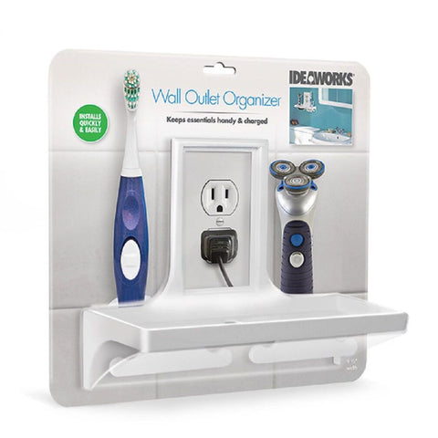 Bathroom Wall Outlet Organizer