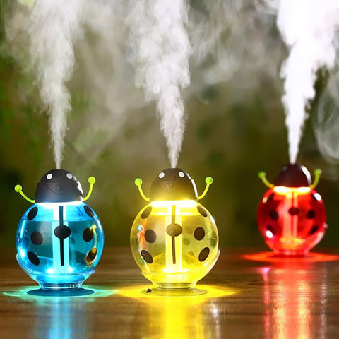 Ultrasonic LED Ladybug Personal Humidifier