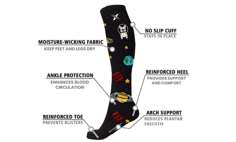Tectron  Knee High Compression Socks (1-Pair)