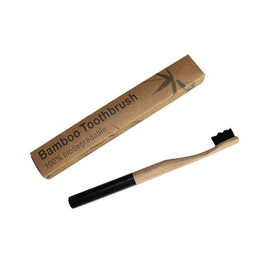 2-Pack : Charcoal Bamboo Toothbrush