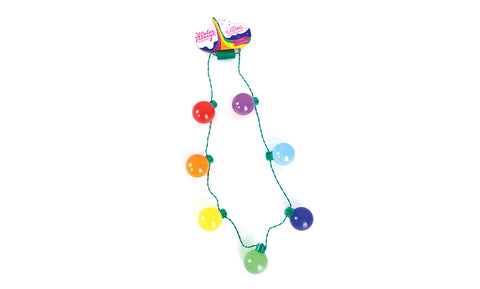 Color Theory Jumbo Rainbow Light-Up Flashing Necklace (2-Pack)