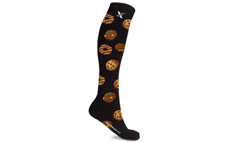 Cookie Knee High Compression Socks (1-Pair)