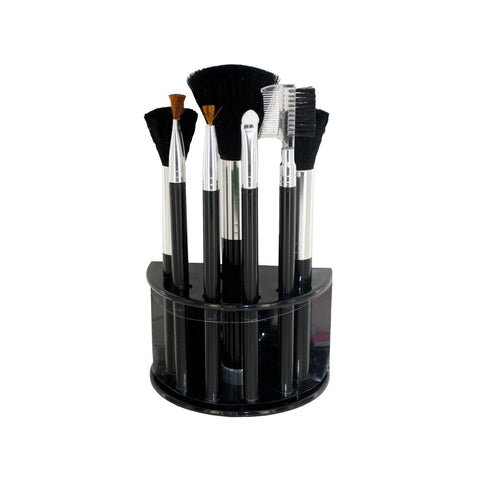 Cosmetic Brush Set With Stand