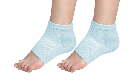 Open Toe Moisturizing Spa Gel Heel Socks For Dry and Cracked Heels (2-Pairs or 3-Pairs)