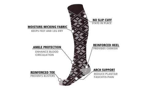 Patterned Compression Socks