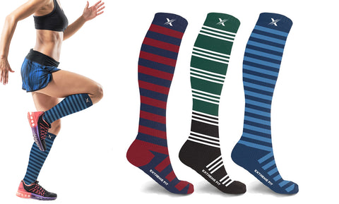 Athletic Graduated Compression Socks (3-Pairs)