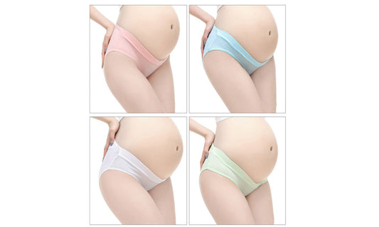 Women's Maternity Low-Waist Panties (4-Pack)