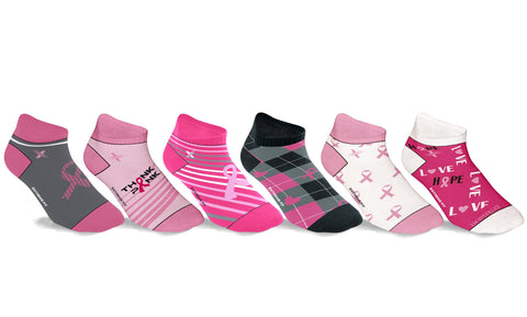 6-Pairs: XTF Everyday Ankle Length Collection Compression Socks