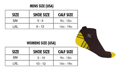 6-Pairs: Training and Performance Ankle-Length Graduated Compression Socks