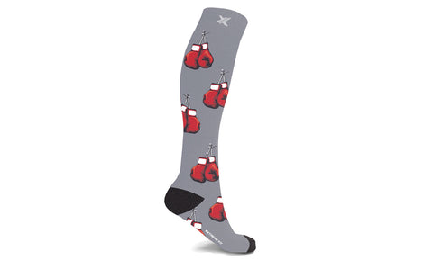 1-Pair: XTF Fun Novelty and Expressive Collection Knee-High Compression Socks