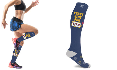 Gambling Knee High Compression Socks (1-Pair)