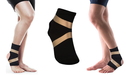 Unisex Copper-Infused Compression Ankle Sleeve