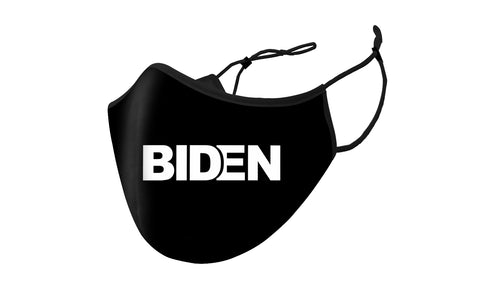 Support For Biden Two-Layer Reusable Face Mask With Adjustable Earloop (3-Pack)