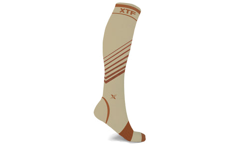 Copper Compression Striped Knee High Socks (1-Pair)