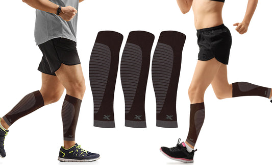 3-Pairs: Targeted Recovery And Pain Relief Calf Sleeves