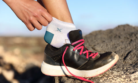 Premium Merino Wool Compression Ankle Socks - Designed For Winter, Hiking, Camping, Running