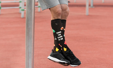 FOOTBALL Love Knee High Compression Socks (1-Pair)