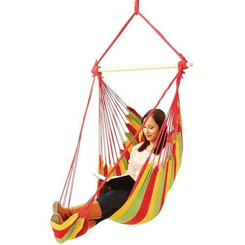 Fun Hanging Hammock Rope Chair - Arm Rest