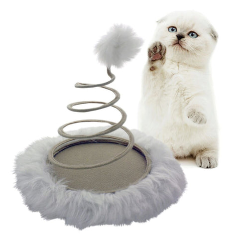 Furry Spring Cat Toy