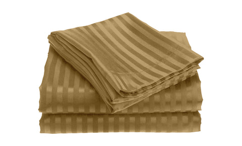Embossed Stripe Sheet Set (4-Piece)