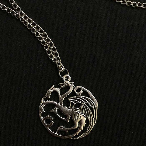 Game of Thrones "Daenerys of House Targaryen" themed Dragon Necklace