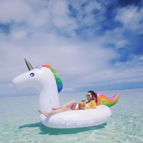 Giant Inflatable Unicorn Pool Float