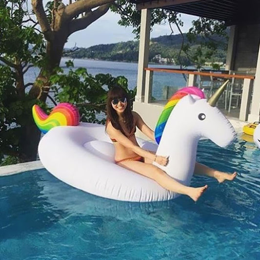 Giant Inflatable Unicorn Pool Float